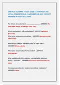 QMA PRACTICE EXAM &sol; STUDY GUIDE EXAM NEWEST 2025  ACTUAL COMPLETE REAL EXAM QUESTIONS AND  CORRECT  ANSWERS &sol;A&plus; GUIDE SOLUTION&excl;&excl;