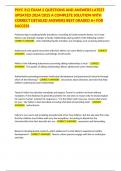 PSYC 312 EXAM 2 QUESTIONS AND ANSWERS LATEST UPDATED 2024&sol;2025 A COMPLETE SOLUTION WITH CORRECT DETAILED ANSWERS BEST GRADED A&plus; FOR SUCCESS
