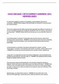 COUC 506 QUIZ 1 WITH CORRECT ANSWERS 100&percnt; VERIFIED 2025&excl;&excl;