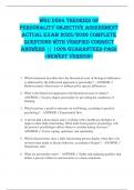 WGU D564 Theories of  Personality OBJECTIVE ASSESSMENT  ACTUAL EXAM 2025&sol;2026 COMPLETE  QUESTIONS WITH VERIFIED CORRECT  ANSWERS &vert;&vert; 100&percnt; GUARANTEED PASS  <NEWEST VERSION> 