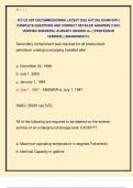 ICC U2 UST DECOMMISSIONING LATEST 2025 ACTUAL EXAM WITH  COMPLETE QUESTIONS AND CORRECT DETAILED ANSWERS &lpar;100&percnt;  VERIFIED ANSWERS&rpar; &vert;ALREADY GRADED A&plus;&vert; &vert;&vert;PROFESSOR  VERIFIED&vert;&vert; &vert;&vert;BRANDNEW&excl;&excl;&excl;&vert;&vert;