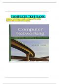 COMPLETE TEST BANK&colon; computer networking&colon; a top-down approach 7th edition by james kurose &lpar;author&rpar;latest update&period;