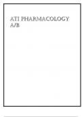 Exam &lpar;elaborations&rpar; ATI Pharmacology A&sol;B
