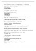 PSE 322 FINAL EXAM QUESTIONS & ANSWERS
