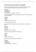 PSE 322 FINAL QUESTIONS & ANSWERS