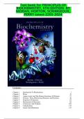 Test Bank for&lpar; Principles of Biochemistry&comma;&rpar; 5th Edition by Laurence A&period; Moran&comma; H&period; Robert Horton&vert; LATEST EDITION