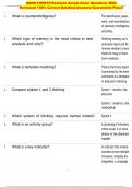 SANS FOR578 Revision Actual Exam Questions With  Reviewed 100&percnt; Correct Detailed Answers Guaranteed Pass&excl;&excl; 