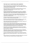 PSE 322 QUIZ 4 QUESTIONS AND ANSWERS
