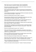 PSE 322 QUIZ 9 QUESTIONS AND ANSWERS