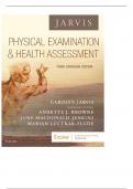 TEST BANK FOR Physical Examination and Health Assessment&colon; Canadian Edition 3rd Edition by Carolyn Jarvis ISBN&colon; 978-1771721547 COMPLETE GUIDE ALL CHAPTERS 1 -31 100 &percnt; VERIFIED A&plus; GRADE ASSURED&excl;&excl;&excl; LATEST UPDATE &excl;&excl;&excl; GUARANTEED SUCCESS&excl;&excl;&excl;&excl;