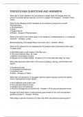 PSE322 EXAM QUESTIONS AND ANSWERS