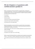 PN 111 Chapters 1-4 questions with verified answers graded A&plus; 