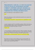 PROGRESSIVE CARE RN A V1 TEST EXAM&vert;&vert; PROGRESSIVE CARE RN A EXAM&vert;&vert; 2025 ACTUAL EXAM ALL QUESTIONS AND 100&percnt; CORRECT ANSWERS ALREADY GRADED A&plus;&vert;&vert; LATEST AND COMPLETE UPDATE 2025 WITH VERIFIED SOLUTIONS&vert;&vert; ASSURED PASS&excl;&excl;&excl;