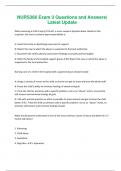 NURS366 Exam 3 Questions and Answers&vert;  Latest Update