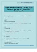Basic Appraisal Principles &ndash; Review Exam Questions And Answers &vert;Latest 2025 &vert; Guaranteed Pass