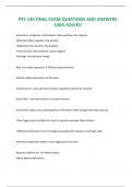 PSY 130 FINAL EXAM QUESTIONS AND ANSWERS  100&percnt; SOLVED 