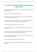 PSYS 130 FINAL EXAM QUESTIONS AND ANSWERS  100&percnt; SOLVED