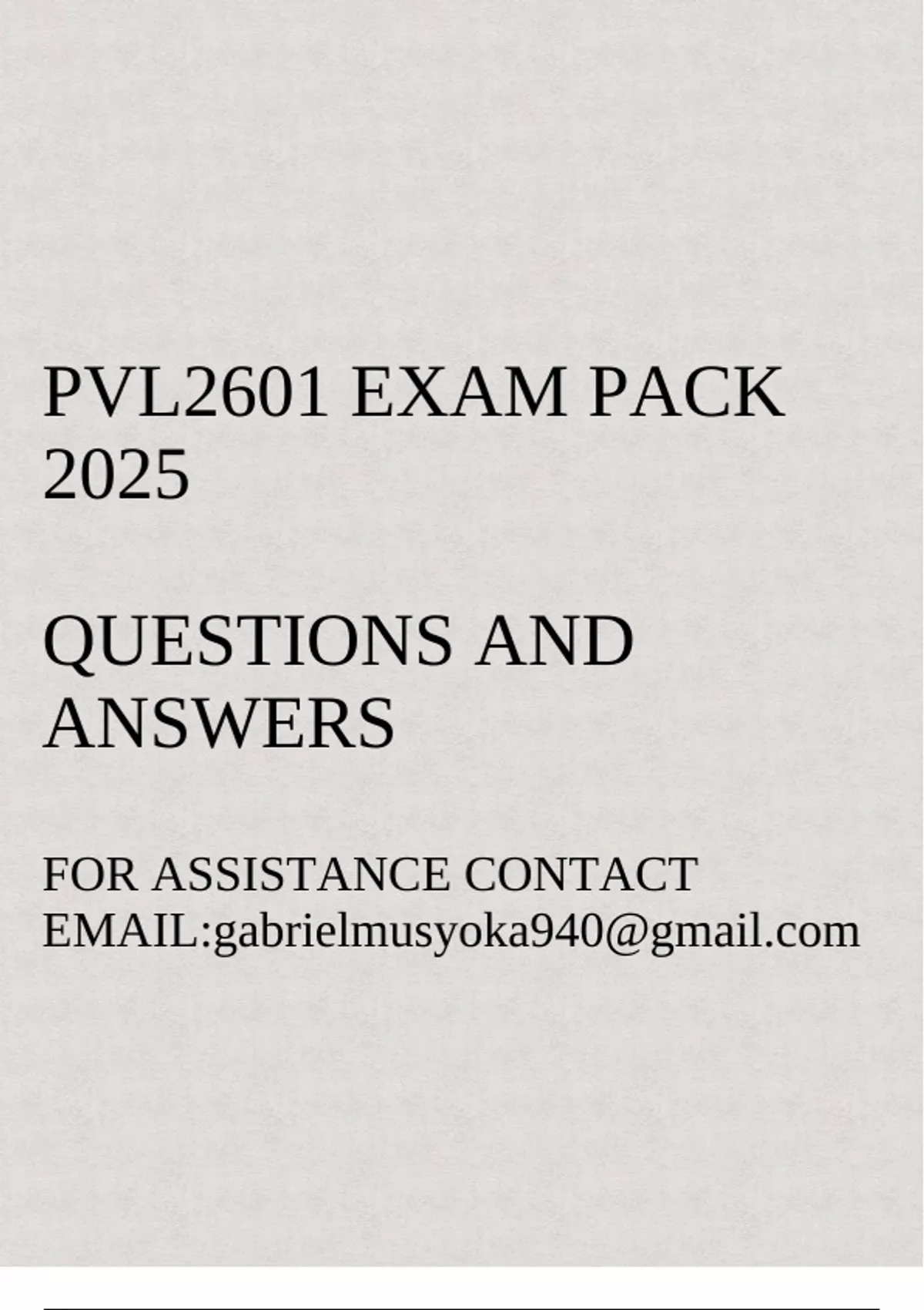 Pvl2601 Exam Pack 2025 Questions And Answers Pvl2601 Stuvia Sa
