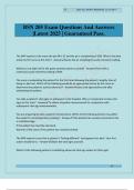BSN 205 Exam Questions And Answers &vert;Latest 2025 &vert; Guaranteed Pass&period;