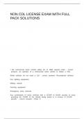 NON CDL LICENSE EXAM WITH FULL PACK SOLUTIONS