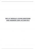 BIO 117 MODULE 1 EXAM QUESTIONS AND ANSWERS 100&percnt; ACCURATE&excl;&excl;&excl;