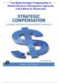 Test Bank for Strategic Compensation A Human Resource Management Approach&comma; 11th Edition by Joseph J&period; Martocchio Chapters 1-14 Covered