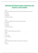 Radiology Pathology Chapter 9 Questions and  Answers&vert; Latest Update