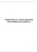 BIO 117 FINAL EXAM BUNDLE&lpar;COMPLETE PACKAGE DEAL&rpar;QUESTIONS AND ANSWERS 100&percnt; CORRECT