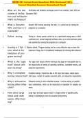 SOEN 341 Actual Exam Questions With Reviewed 100&percnt;  Correct Detailed Answers Guaranteed Pass&excl;&excl;