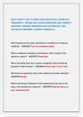 BOAT SAFETY TEST FLORIDA 2025&sol;2026&sol;ACTUAL COMPLETE  FREQUENTLY TESTED REAL EXAM QUESTIONS AND CORRECT  ANSWERS &sol;VERIFIED ANSWERS WITH RATIONALES &sol;100&percnt;  ACCURATE ANSWERS &sol;ALREADY GRADED A&plus;&period; 