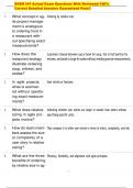 SOEN 341 Actual Exam Questions With Reviewed 100&percnt;  Correct Detailed Answers Guaranteed Pass&excl;&excl; 