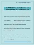 The Official CSIA Exam Questions And Answers &vert;Latest 2025 &vert; Guaranteed Pass