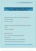 CWB 47&period;1 Exam Questions And Answers &vert;Latest 2025 &vert; Guaranteed Pass&period;