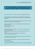DC Jurisprudence Exam Questions And Answers &vert;Latest 2025 &vert; Guaranteed Pass&period;