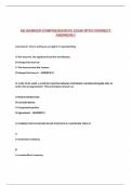 AD BANKER COMPREHENSIVE EXAM WITH CORRECT ANSWERS&excl;&excl;