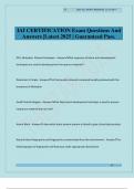IAI CERTIFICATION Exam Questions And Answers &vert;Latest 2025 &vert; Guaranteed Pass&period;