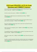 GIS Exam UPDATED  ACTUAL Exam  Questions and CORRECT Answers 