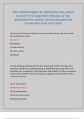 2025 COMPREHENSIVE JBL CARDIOLOGY FINAL EXAM&vert; COMPLETE TEST BANK WITH OVER 400&plus; ACTUAL QUESTIONS WITH CORRECT VERIFIED ANSWERS FOR GUARANTEED EXAM EXCELLENCE