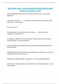 MA Chapter Exam - Laws and Rules with Best Solutions 100&percnt; Verified and Graded A&plus; 2025