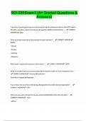 SCI-220 Exam 3 &lpar;A&plus; Graded Questions & Answers&rpar;