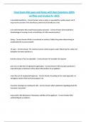 Final Exam MA Laws and Rules with Best Solutions 100&percnt; verified and Graded A&plus; 2025