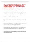 EDF 3151 FINAL EXAM 2025 CURRENTLY TESTING COMPLETE EXAM QUESTIONS WITH DETAILED VERIFIED ANSWERS &lpar;100&percnt; CORRECT ANSWERS&rpar; &sol;ALREADY GRADED A&plus;
