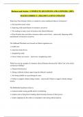 Business and Society &vert; COMPLETE QUESTIONS AND ANSWERS &vert; 100&percnt; RATED CORRECT &vert; 2024-2025 LATEST UPDATED