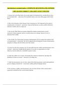Introduction to criminal justice &vert; COMPLETE QUESTIONS AND ANSWERS &vert; 100&percnt; RATED CORRECT &vert; 2024-2025 LATEST UPDATED