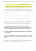 Customer Service &lpar;skills for success&rpar; &vert; COMPLETE QUESTIONS AND ANSWERS &vert; 100&percnt; RATED CORRECT &vert; 2024-2025 LATEST UPDATED