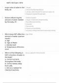NDFS 100 Exam 3 BYU