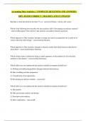 Accounting Data Analytics &vert; &vert; COMPLETE QUESTIONS AND ANSWERS &vert; 100&percnt; RATED CORRECT &vert; 2024-2025 LATEST UPDATED