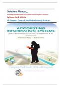 Solutions Manual&lowbar; Accounting Information Systems The Crossroads Of Accounting And It 2nd Edition&comma; By Donna Kay & Ali Ovlia&vert; All Chapters Covered&vert; Verified Solutions&vert; Grade A&plus;