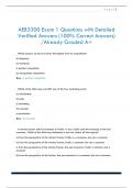 AEB3300 Exam 1 Questions with Detailed  Verified Answers &lpar;100&percnt; Correct Answers&rpar;  &sol;Already Graded A&plus;