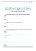 AEB 3300 Exam 3 Questions with Detailed  Verified Answers &lpar;100&percnt; Correct Answers&rpar;  &sol;Already Graded A&plus;